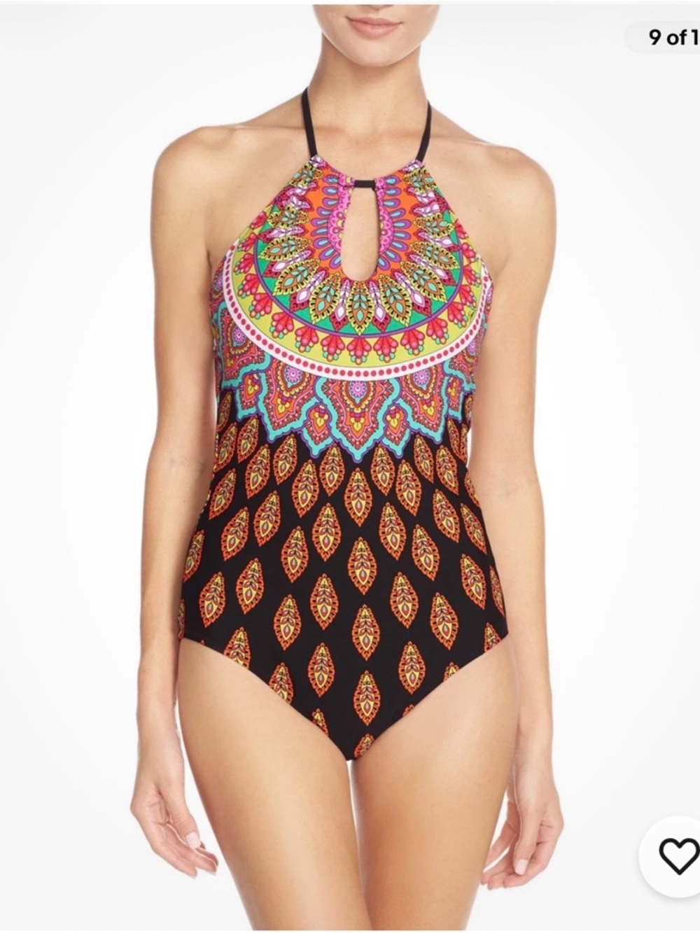 Final sale Like new Trina Turk Moroccan Medallion Goddess one piece swimsuit